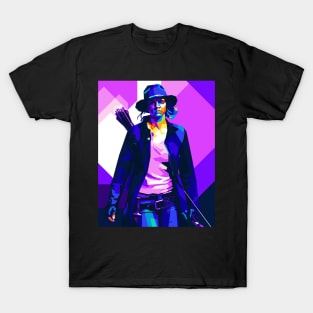 Maggie Rhee WPAP Pop Art Illustration T-Shirt